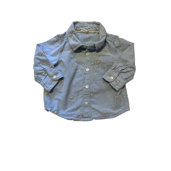 Gap Disney Dumbo Chambray Button Down Shirt